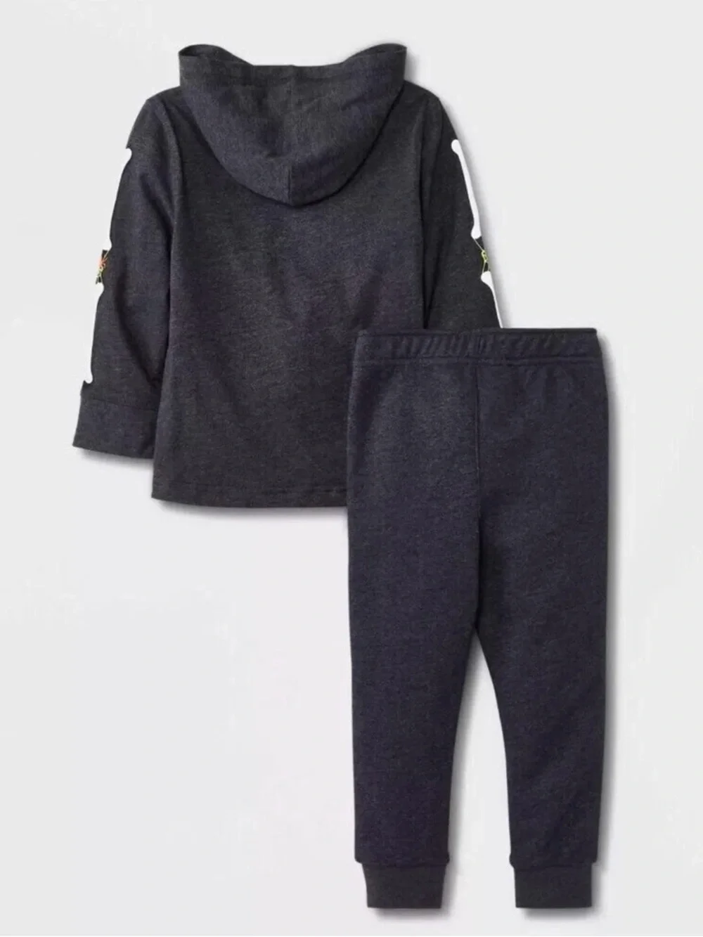 CAT & JACK 2 PC SKELETON SWEATSUIT - GRAY VARIOUS SIZES (NEW WITH TAGS) A10